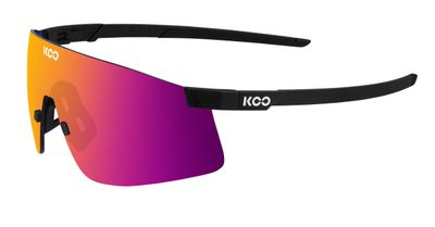 KOO avvolgente nero-fucsia specchiato, adatto per chi corre.