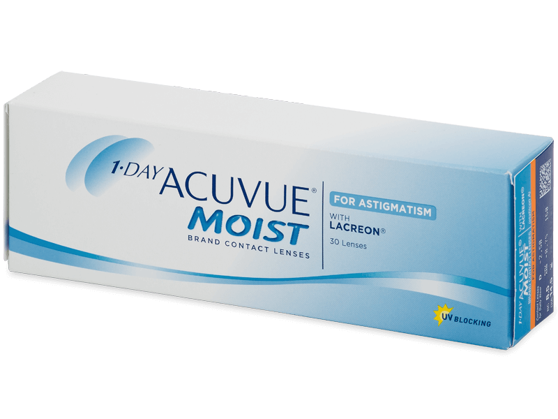 ACUVUE MOIST 1 DAY FOR ASTIGMATISM - LENTI A CONTATTO MORBIDE GIORNALIERE