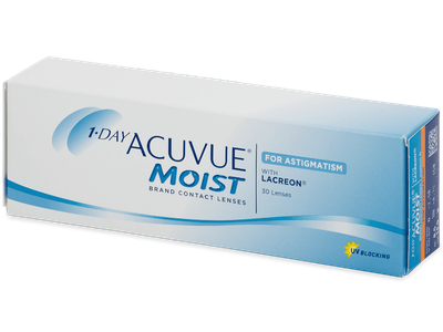 ACUVUE MOIST 1 DAY FOR ASTIGMATISM - LENTI A CONTATTO MORBIDE GIORNALIERE