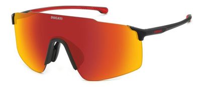 CARRERA DUCATI da sole maschera nero-rosso specchiato adatto per motociclisti.