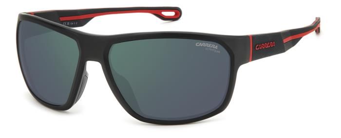 CARRERA da sole maschera nero-rosso adatto per ciclisti.