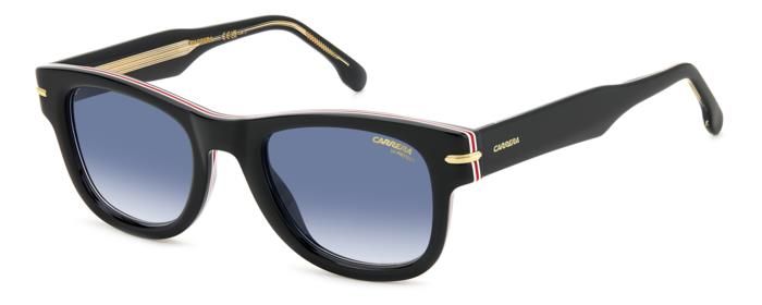 Carrera da sole squadrato nero con striscia Carrera da sole squadrato nero con striscia