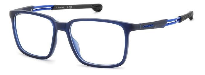 Carrrera rettangolare con asta doppia blu