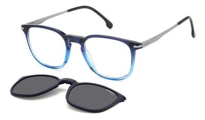 Carrera tondeggiante BLU sfumato AZZURRO con clip-on Carrera tondeggiante BLU sfumato AZZURRO con clip-on