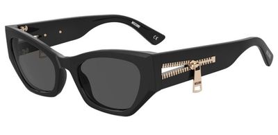 Moschino da sole nero con cerniera Moschino da sole nero con cerniera