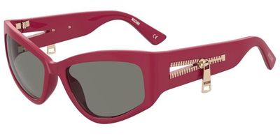 Moschino da sole a gatto rosso con cerniera Moschino da sole a gatto rosso con cerniera