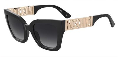 Moschino da sole squadrato nero