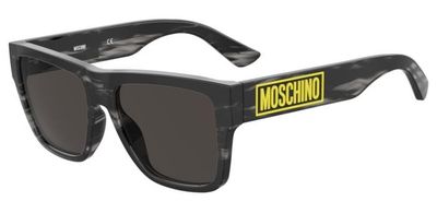 Moschino da sole squadrato nero-giallo Moschino da sole squadrato nero-giallo