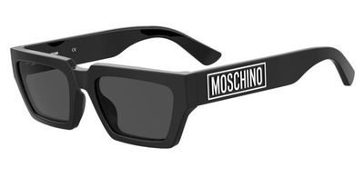 Moschino da sole squadrato basso nero-bianco Moschino da sole squadrato basso nero-bianco