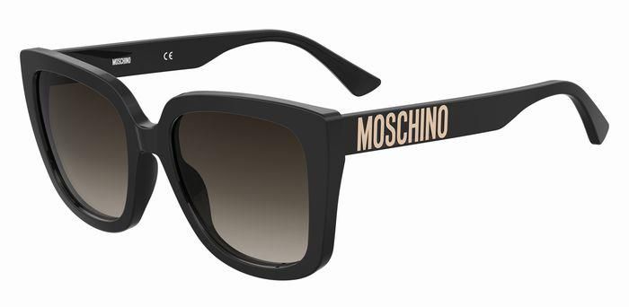 Moschino da sole squadrato nero