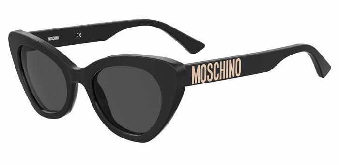 Moschino da sole occhi di gatto nero Moschino da sole occhi di gatto nero