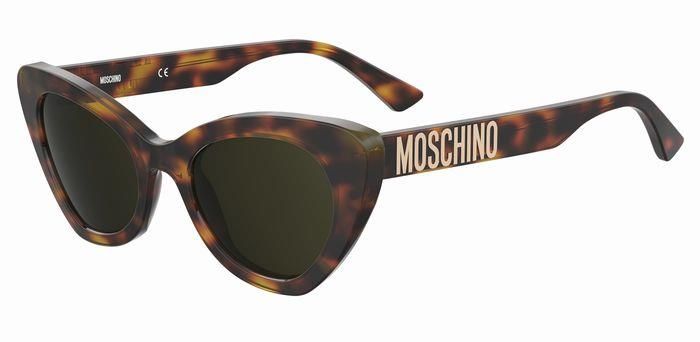Moschino da sole occhi di gatto avana Moschino da sole occhi di gatto avana