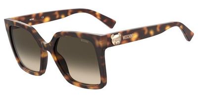 Moschino da sole squadrati avana con l'orsacchiotto Moschino da sole squadrati avana con l'orsacchiotto