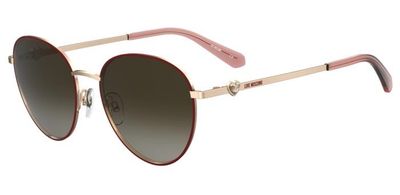 Moschino Love da sole rotondi rosa-cuore argento Moschino Love da sole rotondi rosa-cuore argento