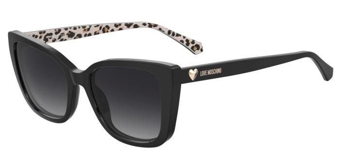 Moschino Love da sole a farfalla nero-leopardata Moschino Love da sole a farfalla nero-leopardata