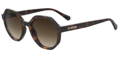 Moschino Love da sole ottagonale avana Moschino Love da sole ottagonale avana