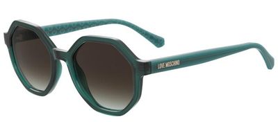 Moschino Love da sole ottagonale verde Moschino Love da sole ottagonale verde