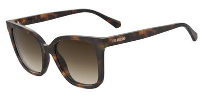 Moschino Love da sole squadrato avana Moschino Love da sole squadrato avana