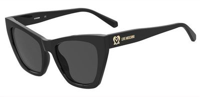 Moschino Love da sole squadrato nero Moschino Love da sole squadrato nero