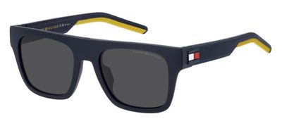 Tommy Hilfiger rettangolare flat top blu-giallo Tommy Hilfiger rettangolare flat top blu-giallo