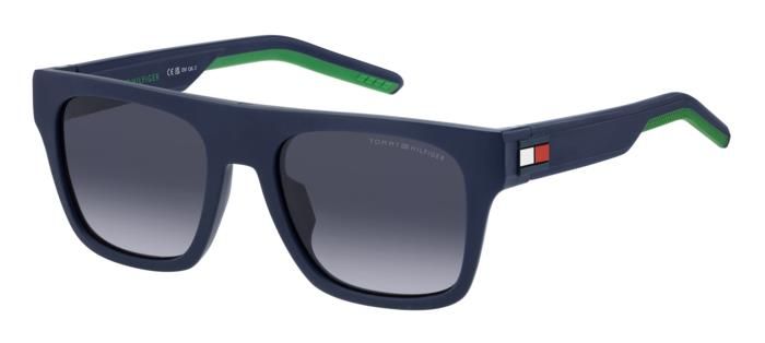 Tommy Hilfiger rettangolare flat top blu-verde Tommy Hilfiger rettangolare flat top blu-verde