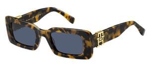 Tommy Hilfiger rettangolare bassa avana giallo Tommy Hilfiger rettangolare bassa avana giallo