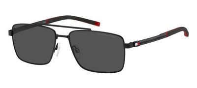 Tommy Hilfiger squadrato doppio ponte nero Tommy Hilfiger squadrato doppio ponte nero