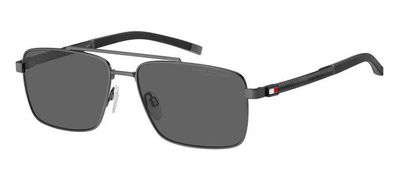 Tommy Hilfiger squadrato doppio ponte grigio Tommy Hilfiger squadrato doppio ponte grigio