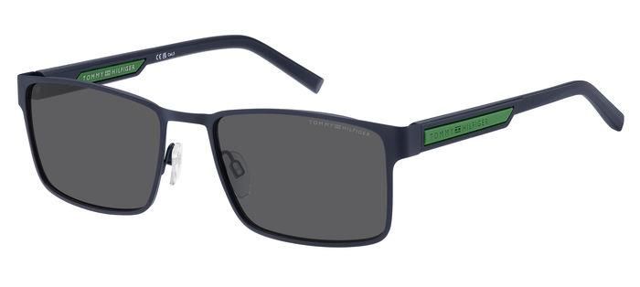 Tommy Hilfiger squadrato in metallo blu verde