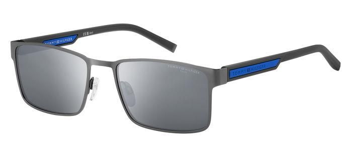 Tommy Hilfiger squadrato in metallo argento