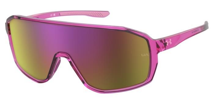 UNDER ARMOUR da sole maschera rosa per sci e ciclismo. UNDER ARMOUR da sole maschera rosa per sci e ciclismo.