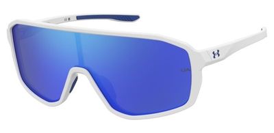 UNDER ARMOUR da sole maschera bianca-azzurra per sci e ciclismo.