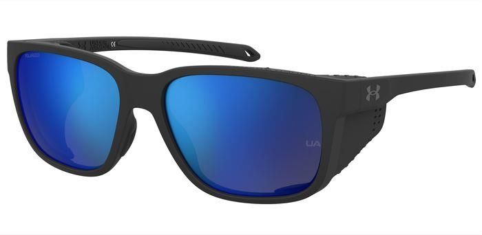 UNDER ARMOUR da sole nero-blu con parasole, ideali per golf e tennis.