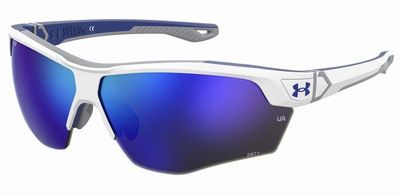 UNDER ARMOUR da sole maschera bianca-azzurra per sci e ciclismo.