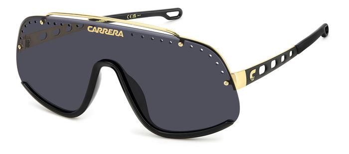 CARRERA da sole maschera nera per sci e ciclismo/motociclismo.