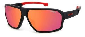 CARRERA DUCATI da sole maschera nero-rosso specchiato adatto per motociclismo e ciclisti.