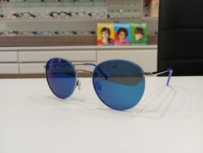 Pigreco da sole rotondi blu