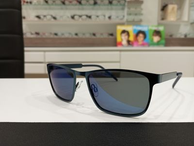 Pigreco da sole squadrato blu specchiato grande Pigreco da sole squadrato blu specchiato grande