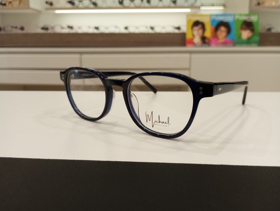 Michael Optical tondo blu