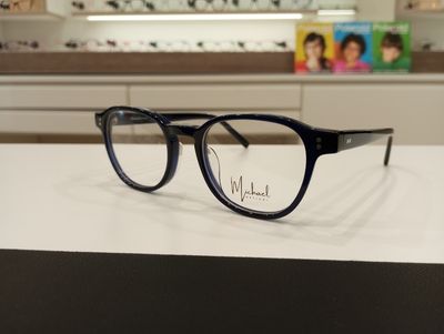 Michael Optical tondo blu
