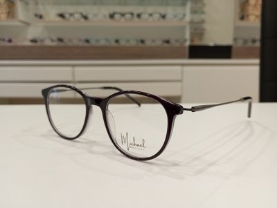 Michael Optical tondo rosso con asta a Z Michael Optical tondo rosso con asta a Z