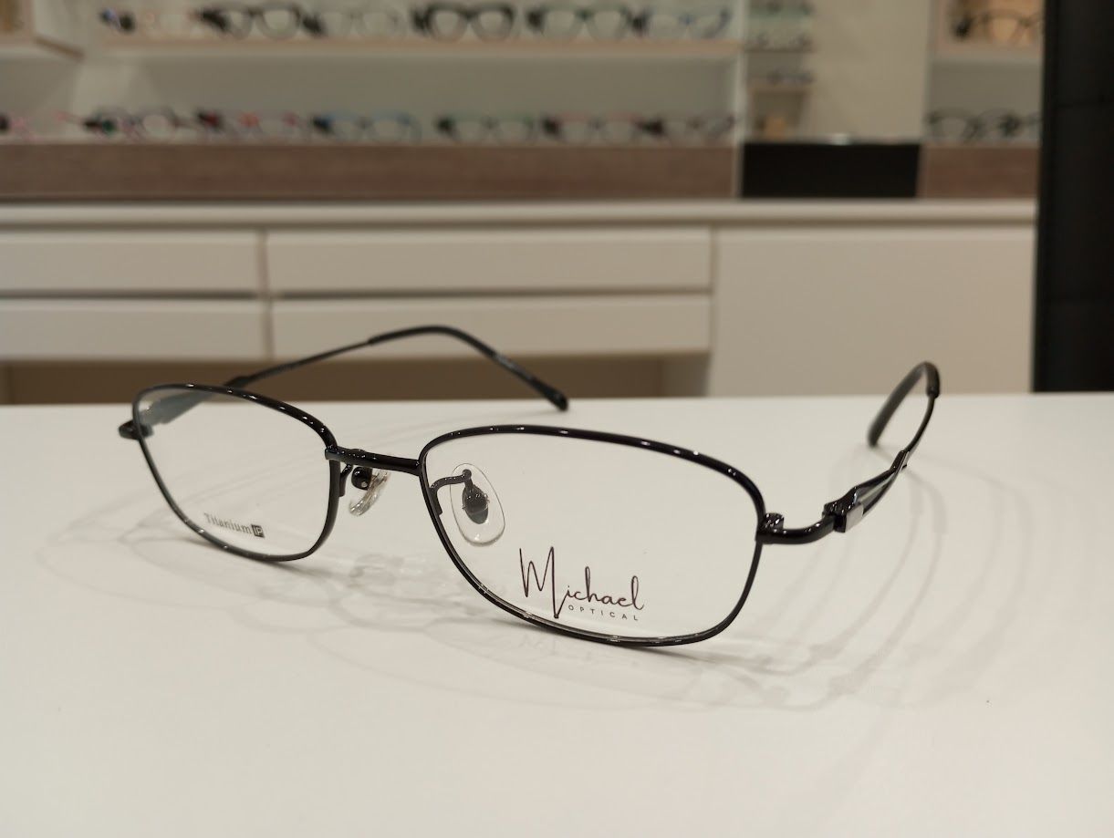 Michael Optical squadrato basso nero