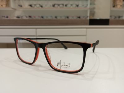 Michael Optical squadrato nero-arancione Michael Optical squadrato nero-arancione