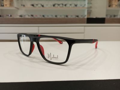 Michael Optical sport rettangolare nero-rosso Michael Optical sport rettangolare nero-rosso
