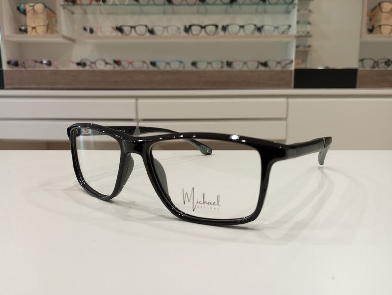 Michael Optical sport rettangolare nero-grigio Michael Optical sport rettangolare nero-grigio