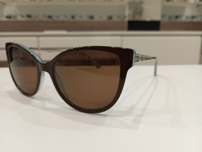 Michael Optical da sole a gatto maculato-azzurro Michael Optical da sole a gatto maculato-azzurro