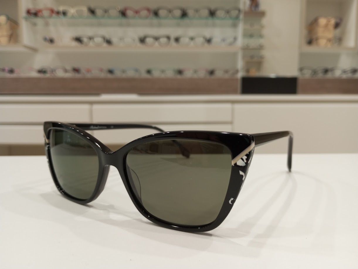 Michael Optical da sole a gatto nero-bianco
