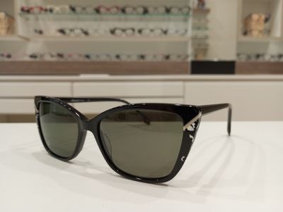 Michael Optical da sole a gatto nero-bianco Michael Optical da sole a gatto nero-bianco