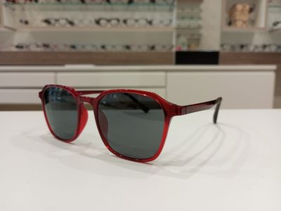 Michael Optical da sole rotondo rosso Michael Optical da sole rotondo rosso