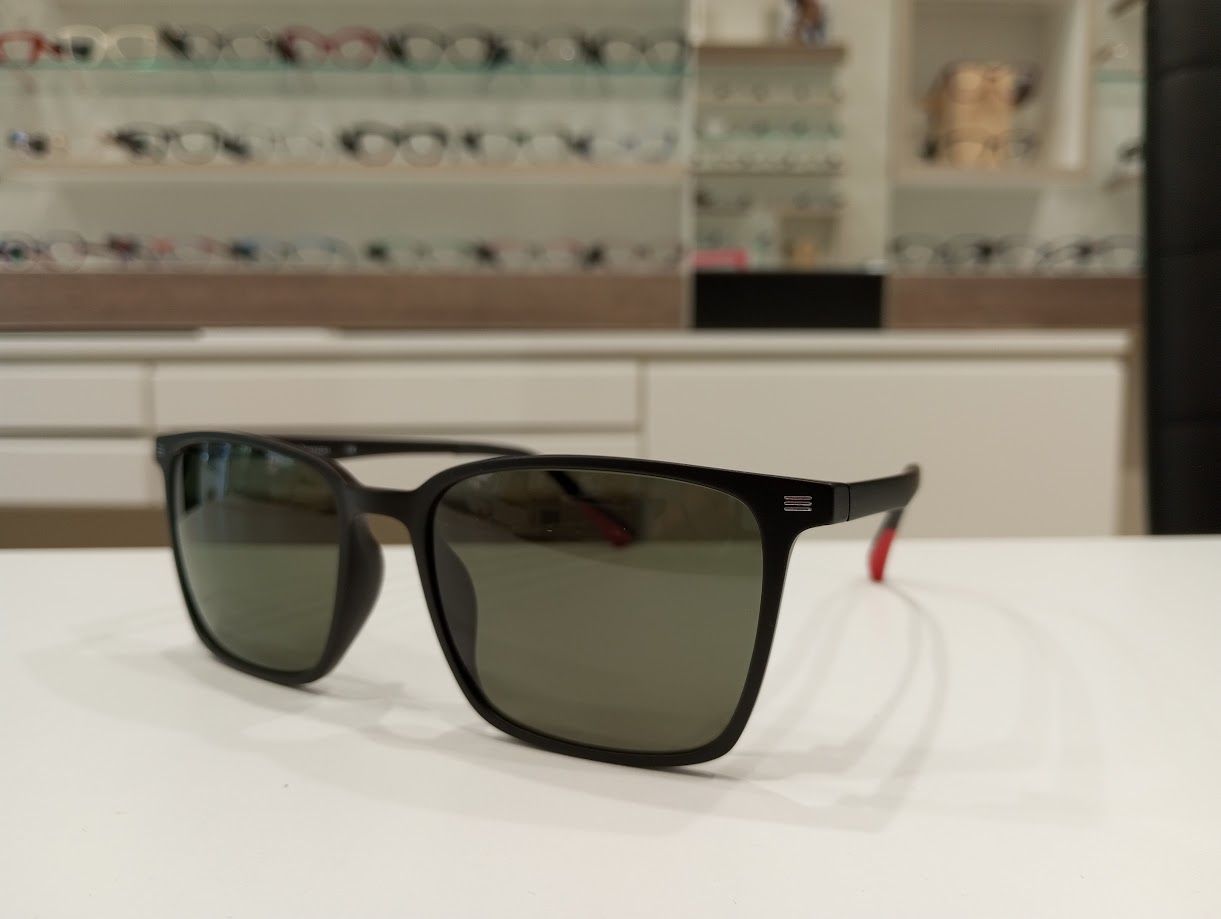 Michael Optical da sole squadrato nero-argento
